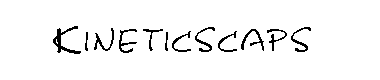 Kineticscaps字体