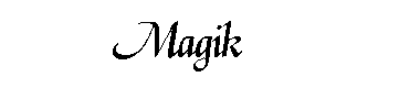 Magik字体