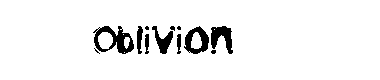 Oblivion字体