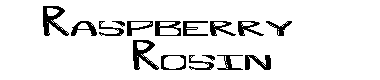 Raspberry Rosin字体