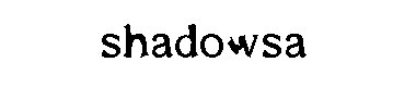 Shadowsa字体