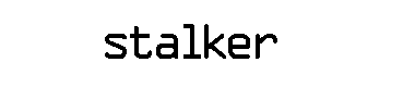 Stalker字体