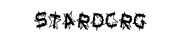 Stardcrg字体