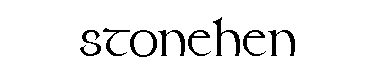 Stonehen字体