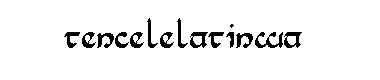 Tencelelatinwa字体