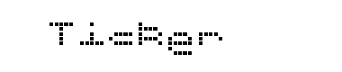 Ticker字体