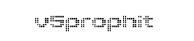 V5 Prophit字体