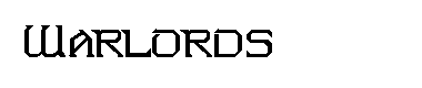 Warlords字体