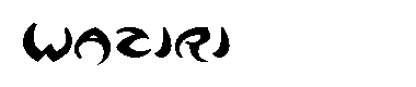 Waziri字体