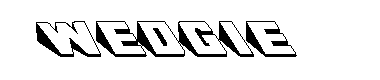 Wedgie字体