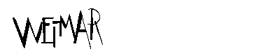 Weimar字体