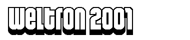 Weltron 2001字体