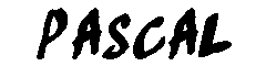Pascal字体