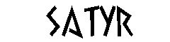 Satyr字体