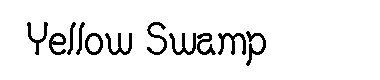 Yellow Swamp字体