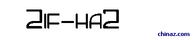Zif-ha2字体