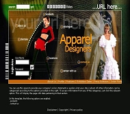 服饰设计网站模板