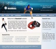 棒球竞技网站模板