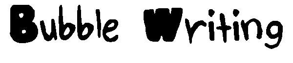 Bubble Writing字体
