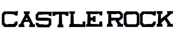 Castle Rock字体