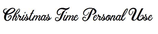 Christmas Time Personal Use字体