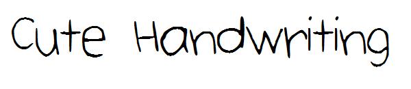 Cute Handwriting字体