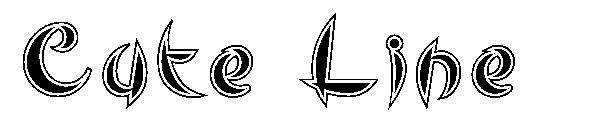 Cute Line字体