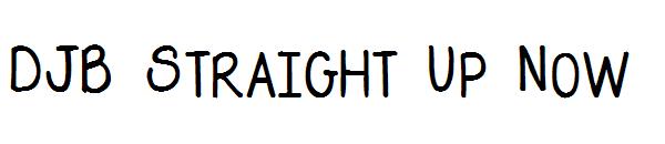 DJB Straight Up Now字体