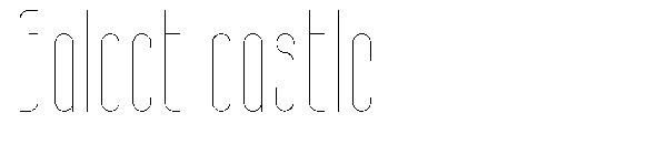 Galacticastle字体