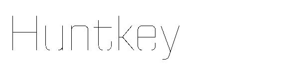 Huntkey字体