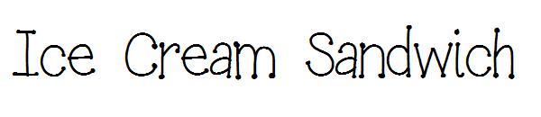Ice Cream Sandwich字体