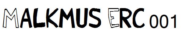 Malkmus Erc 001字体