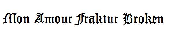 Mon Amour Fraktur Broken字体