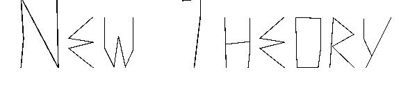 New Theory字体