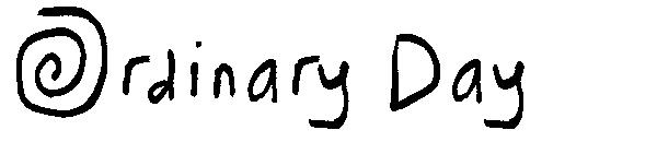 Ordinary Day字体