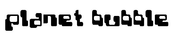 Planet Bubble字体
