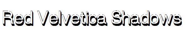 Red Velvetica Shadows字体