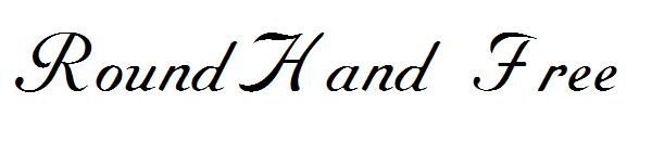 RoundHand Free字体