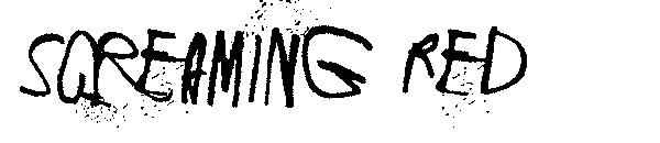 Screaming Red字体