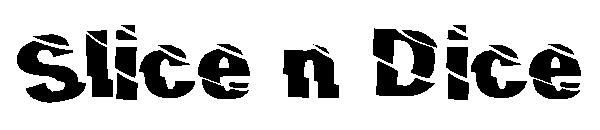 Slice n Dice字体