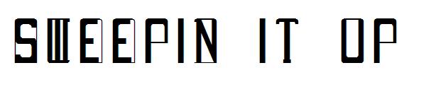 Sweepin It Up字体