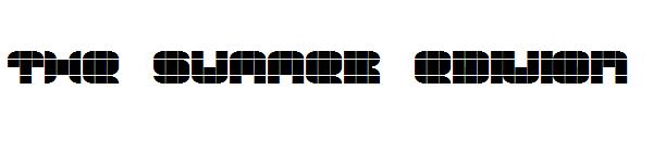The Summer Edition字体