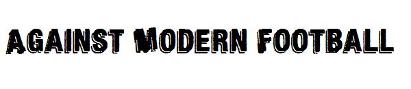 Against Modern Football字体