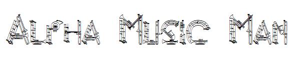 Alpha Music Man字体
