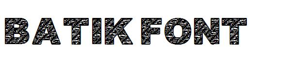 Batik Font 1字体