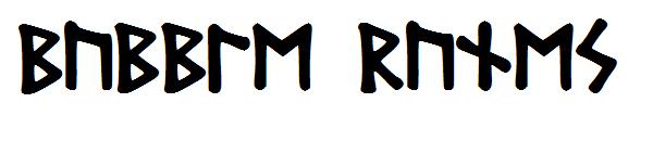 Bubble Runes字体