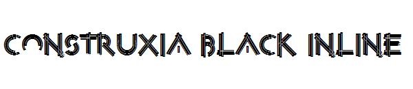 Construxia Black Inline字体