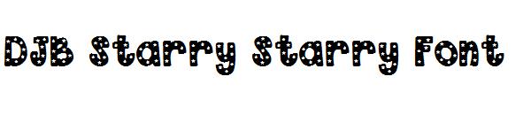 DJB Starry Starry Font字体