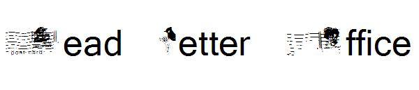 Dead Letter Office字体