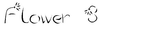 Flower 3字体
